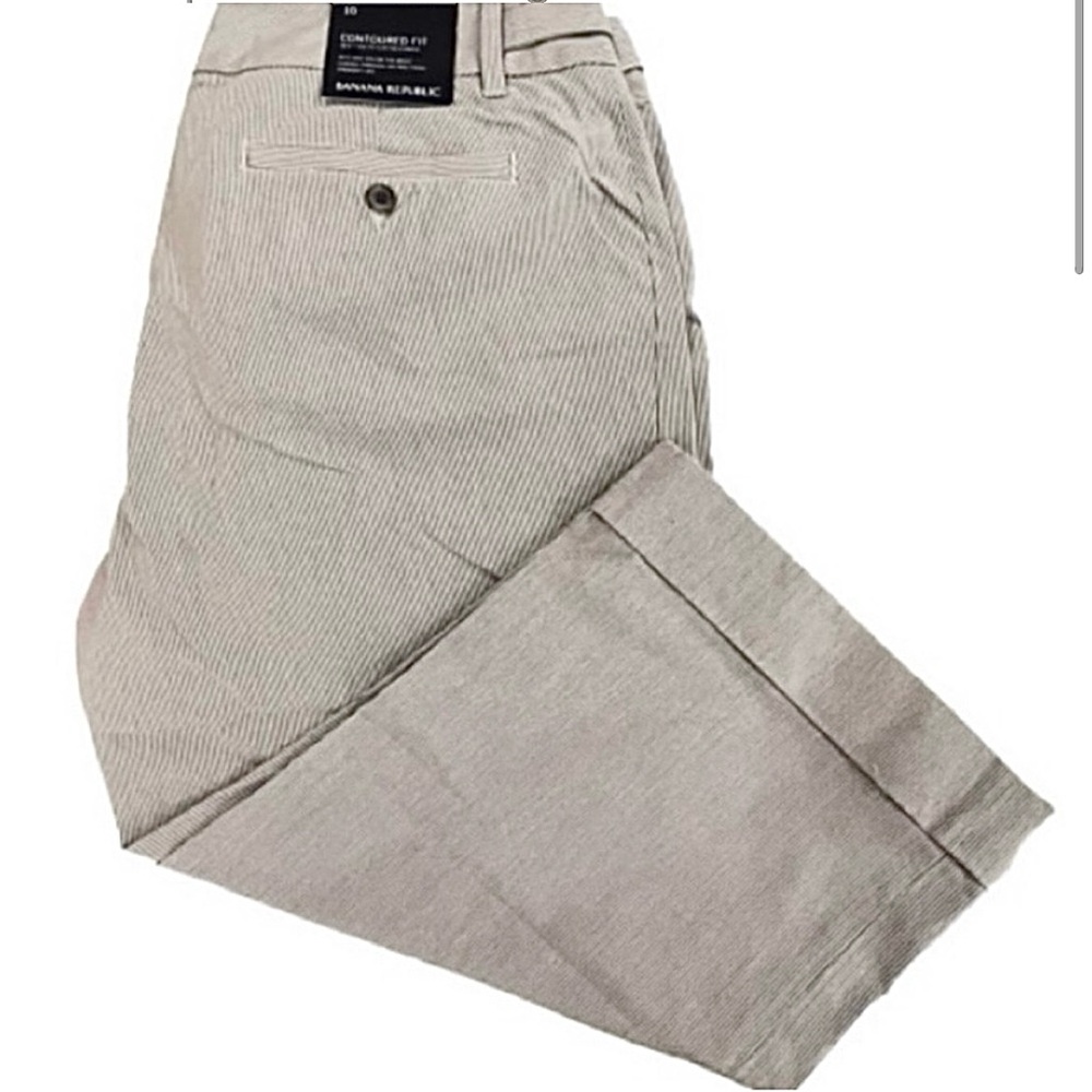 Banana Republic Beige Ankle Pants